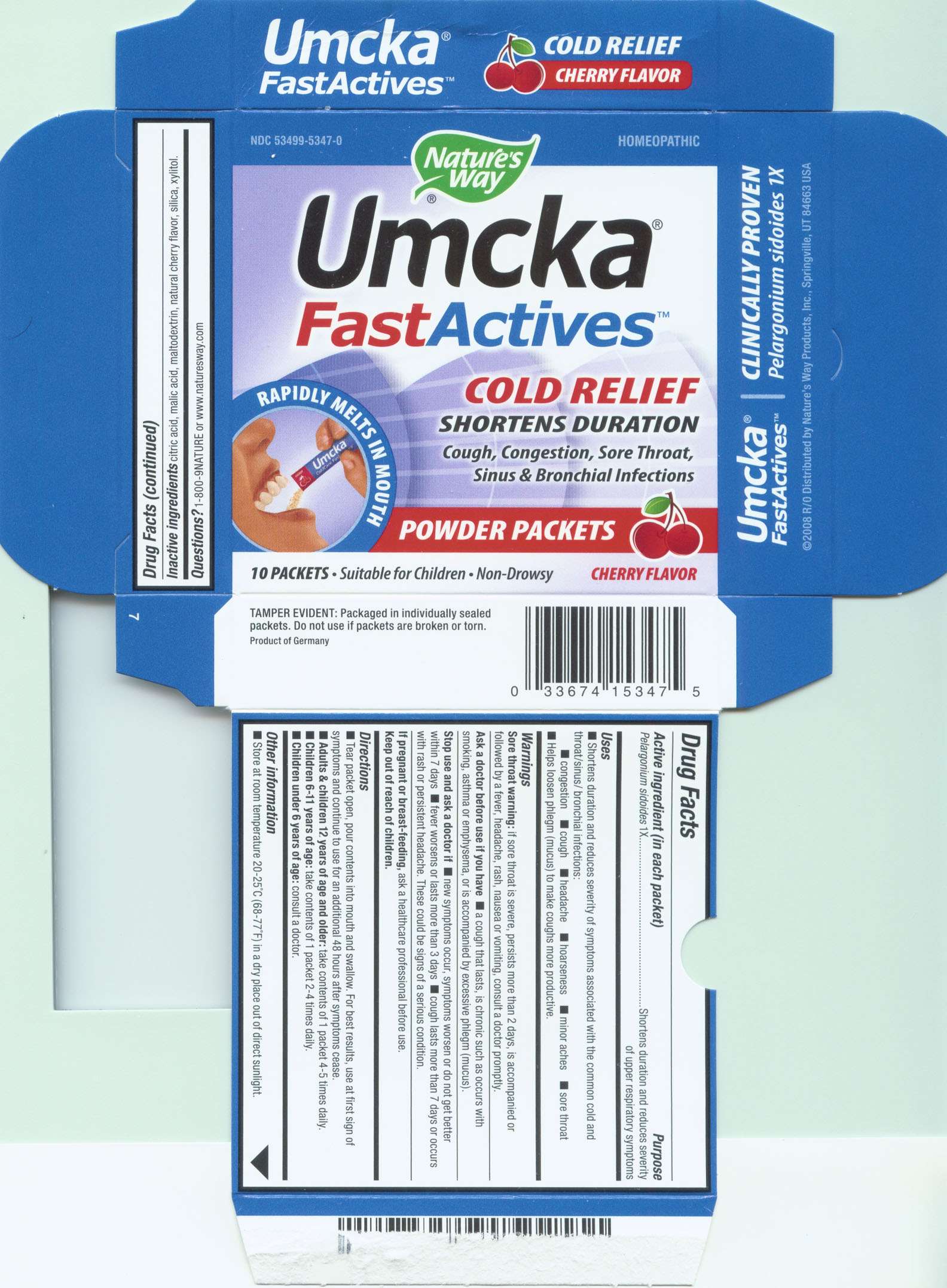 Umcka FastActives Cherry